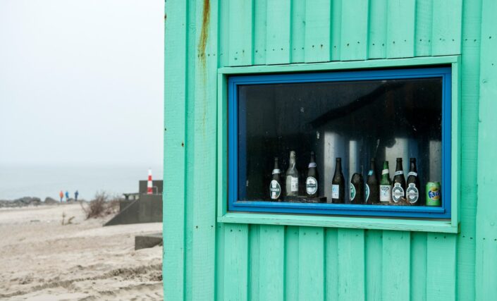 Skur med havudsigt i Nørre Vourpør. Fotograf Jens Bach havudstit
